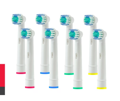 8 Pack Replacement Toothbrush Heads (Medium Bristles) – Oral-B Compatible $15