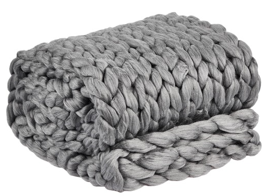 Storm Grey Chunky Knit Throw  $94.00 ($99.00)