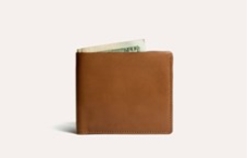 Kiko Leather | Genuine Leather Men’s Leather Double Bifold Wallet Brown $35 (RRP $77)