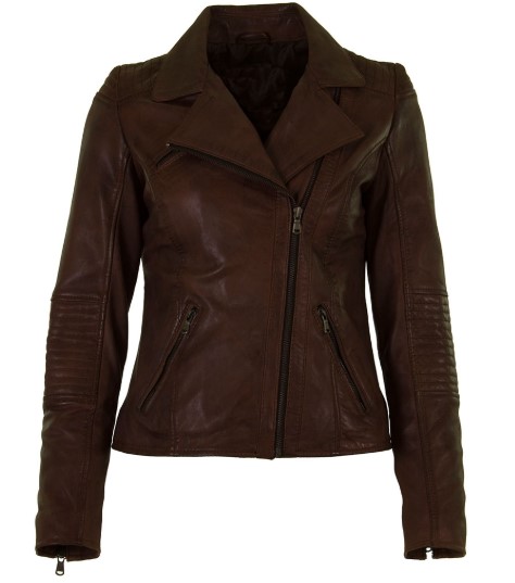 HE2 Nappa Leather Ladies Jacket Copper $179 (RRP $832)