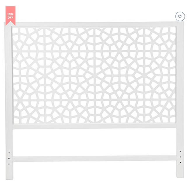 Marrakesh Bed Head, White Now $254.96 (from $299.95)