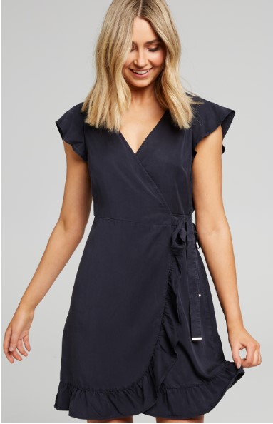 Save 40% | LYOCELL WRAP DRESS $41.97 (RRP $69.95)