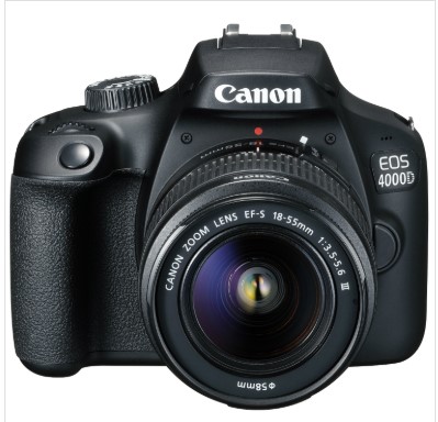 Canon EOS 4000D Kit with 18-55 III Lens Digital SLR Cameras $379.00 (RRP$499.00)