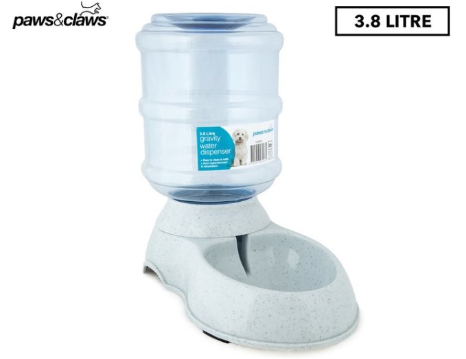 Paws & Claws 3.8L Gravity Water Dispenser $14.99