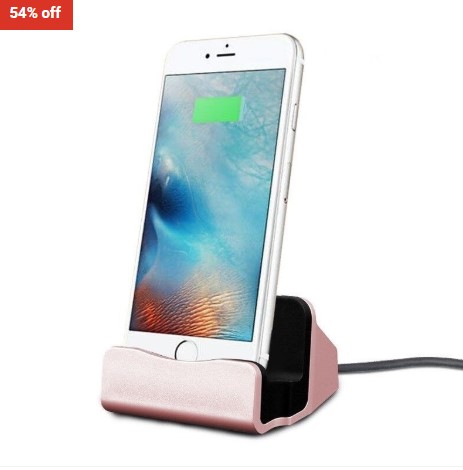 54% OFF iPhone Charging Dock – Rose Gold iPhone $10.99 (RRP $24) + EXTRA 20% OFF AT CHECKOUT