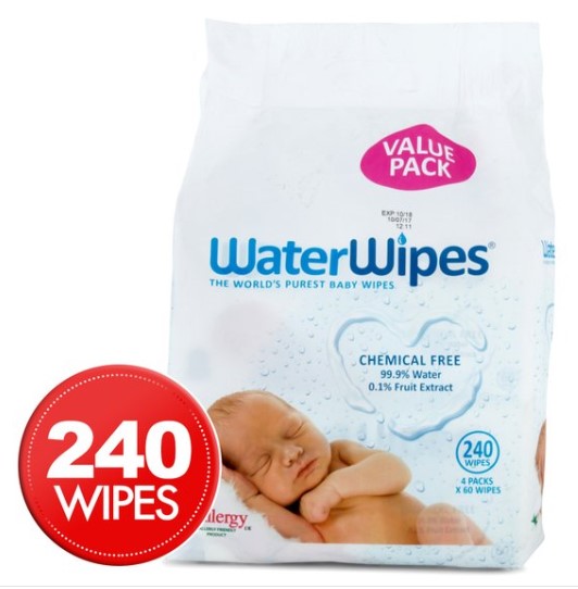 WaterWipes Baby Wipes 240pk $22.99 (Don’t pay $29.99)