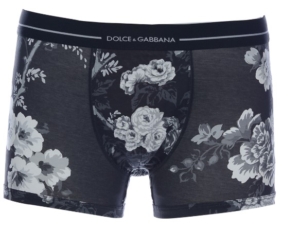 Dolce & Gabbana Black Floral Cotton Boxers $49 (RRP $113)