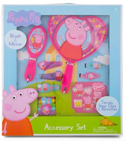 Peppa Pig 13-Piece Hair Accessory Set $14.99