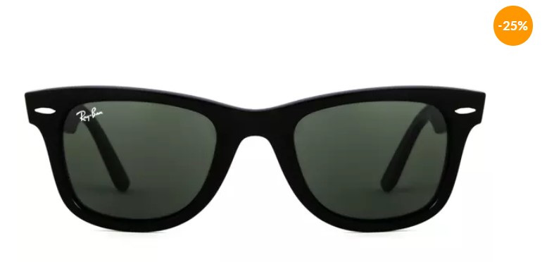 25% OFF | Ray-Ban RB2140 Original Wayfarer 901 $165 (RRP $220)