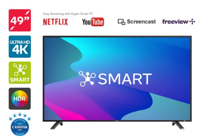 Kogan 49″ Smart HDR 4K LED TV (Series 8 MU8010) $489 + Delivery (Was $599)