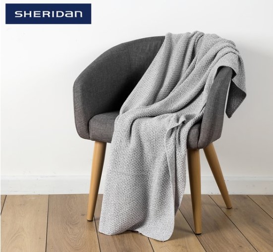 Sheridan Essery Throw – Fog $44.99