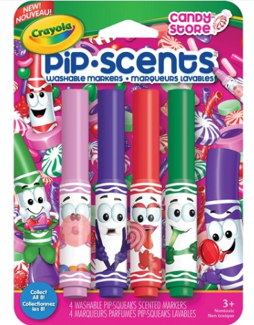 Crayola Pip-Scents Markers – Candy Store $2.20 + EXTRA 20% OFF AT CHECKOUT