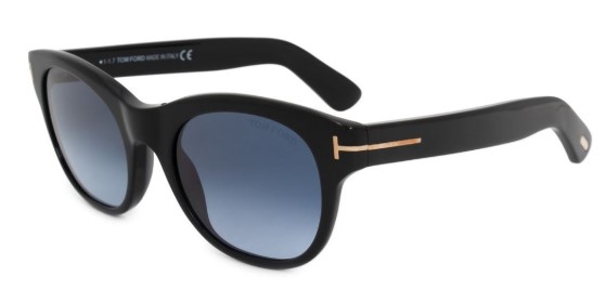 Tom Ford Sunglasses Black & Blue $174.60 (RRP $407)