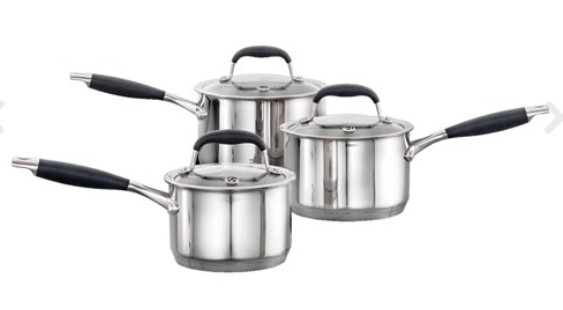 Baccarat Capri + Stainless Steel Cookset 3 Piece $139.99 (RRP $349.99)