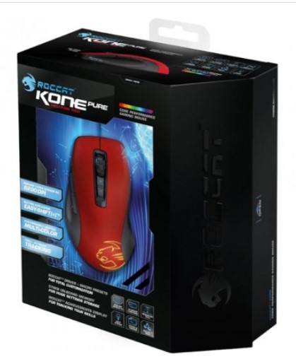 Roccat Kone Pure Color Hellfire Red Performance Gaming Mouse, 8200DPI Pro-Aim, Easy-Shift, Multi-Color Lighting $39.00 (RRP $99.00)