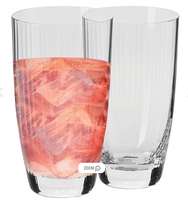 Krosno Opulence Hi Ball Glass 380ml Set of 2 $19.00 (RRP $49.95)