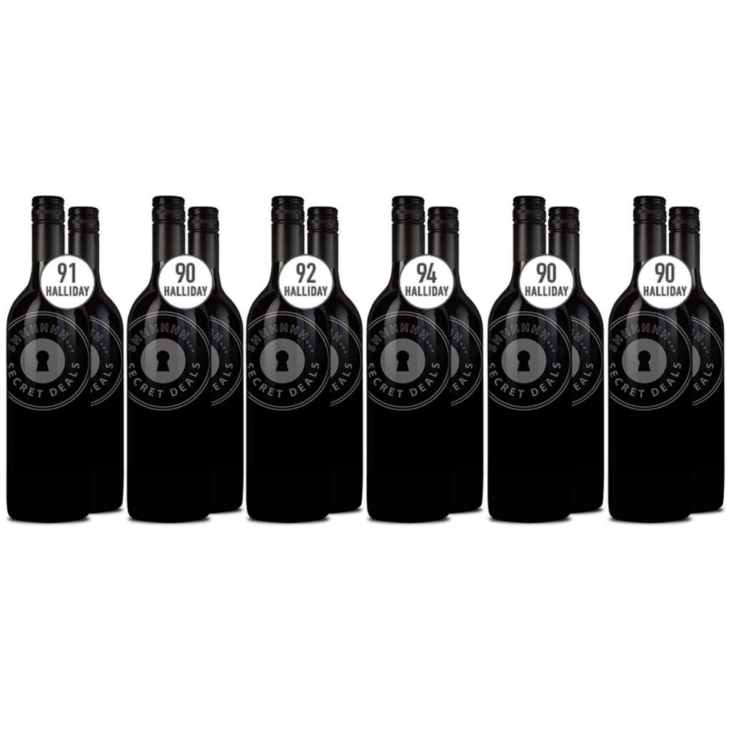 Halliday 90+ Point Secret Dozen (12 Bottles) $15.75 A BOTTLE (Was $22.83) — $189.00 FOR 12 BOTTLE PACKS