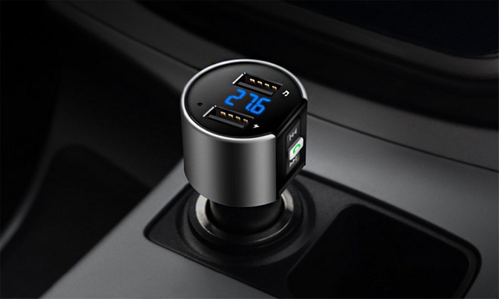 Hands-Free Wireless Bluetooth Car Kit FM Transmitter: One ($19.95) or Two ($34.95)