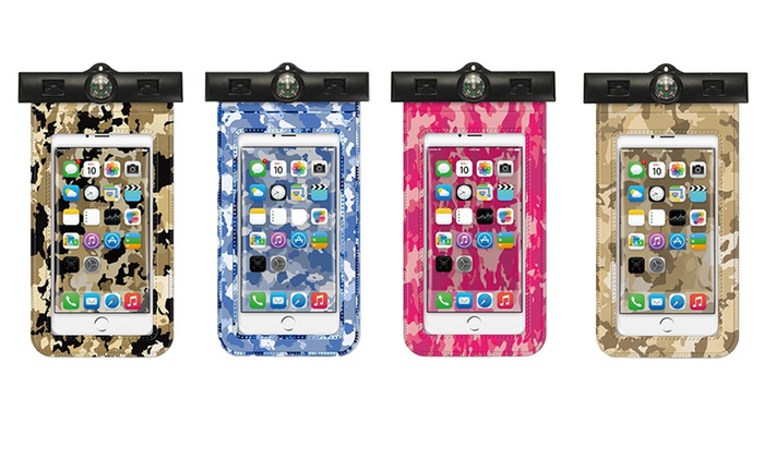 Waterproof Camouflage Phone Case with Compass: One ($9.95) or Two ($15)