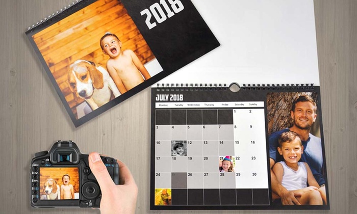 From $5 for up to Five Personalised Portrait or Double-Page A4 or A3 Wall Calendars (Don’t Pay up to $174.75)