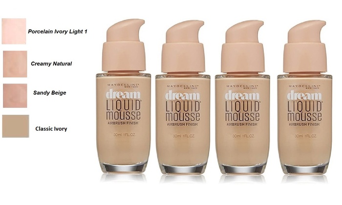 $19.95 for a Four-Pack of Maybelline Liquid Foundation (Don’t Pay up to $63.96)