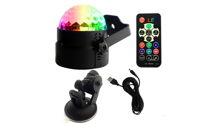 LED Disco Strobe Light Sound-Activated for Dance Stage, Parties and Holiday Decorations: One ($24.95) or Two ($39.95)
