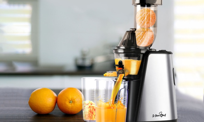 $109 for a Whole Fruit Cold Press Stainless Steel Slow Juicer