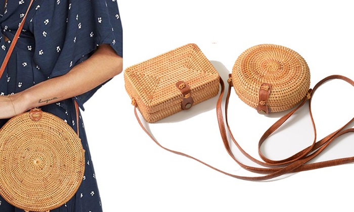 Hand-Woven Rattan Bags: One ($35) or Two ($59)