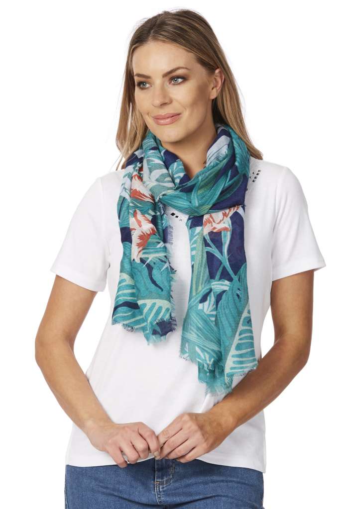 BLUE LAGOON SCARF $20.00