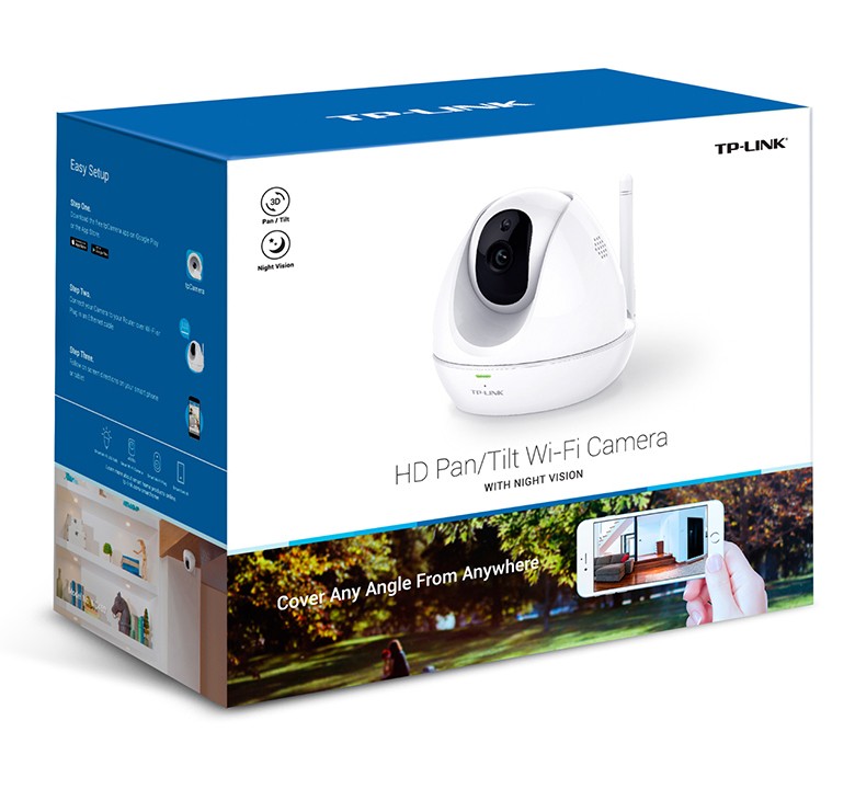 TP-Link NC450 HD Pan/ Tilt Wi-Fi Camera, Night Vision, 720P HD, 2-Way Audio $129.00