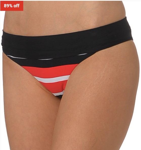 89% OFF Seafolly Walk The Line Banded Hipster Chilli Red $8 (RRP $69.95)