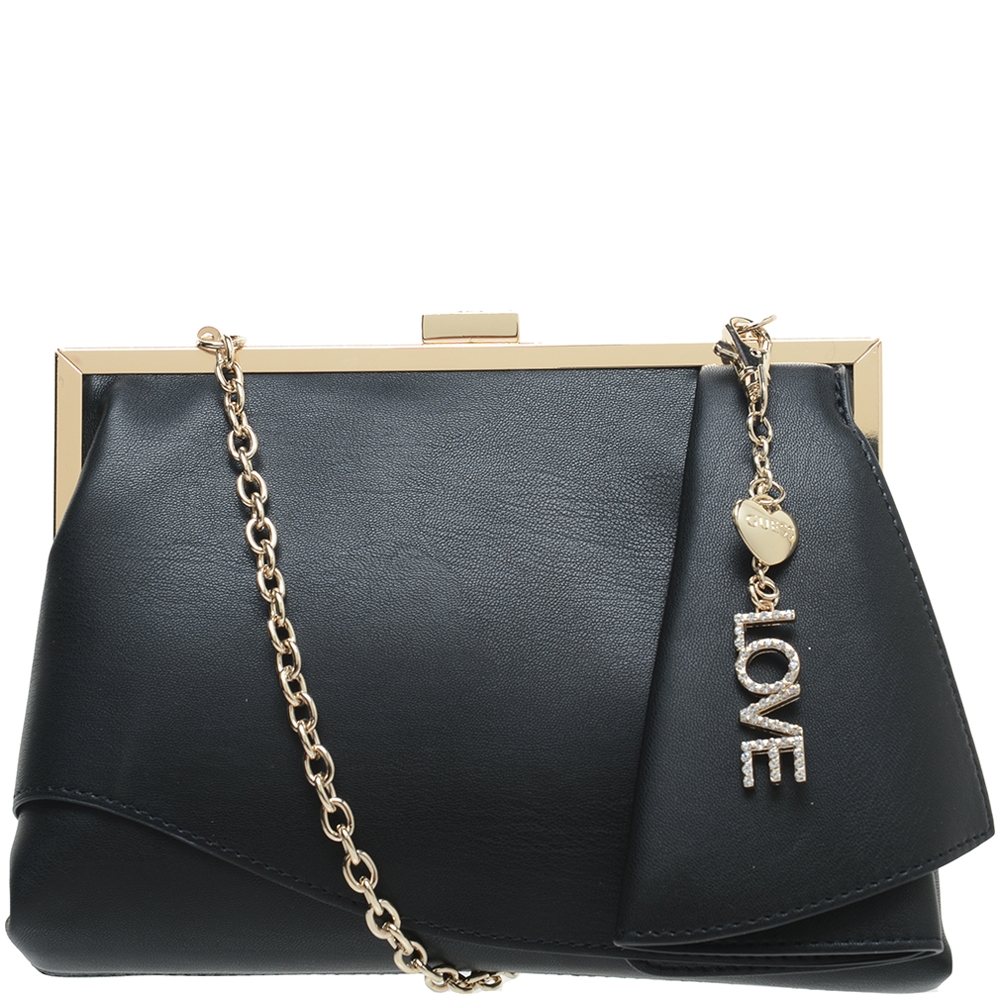 Guess Faux Leather Crossbody-Guess-032105-Black $75