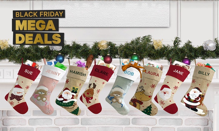 BLACK FRIDAY MEGA DEALS | Personalised Christmas Stockings: One ($10.95), Two ($19.95), Three ($29.95) or Four ($34.95) (Don’t Pay up to $159.80)