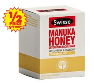 Swisse Manuka Honey Detoxifying Facial Mask 70g $9.00 (Don’t Pay RRP: $17.99)