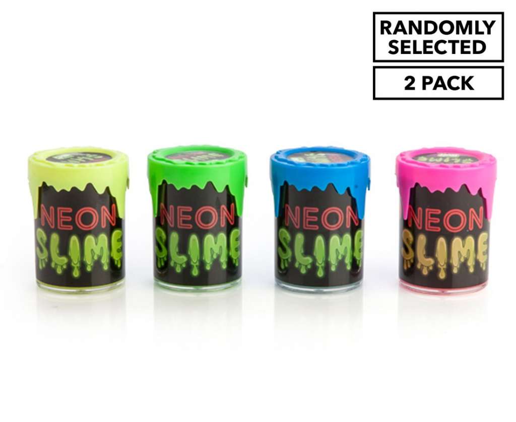 2 x Glow-In-The-Dark Neon Slime – Randomly Selected $9.98