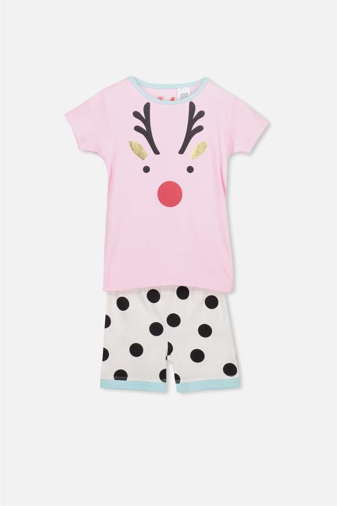 Chloe Girls Short Sleeve PJ Set $17.49