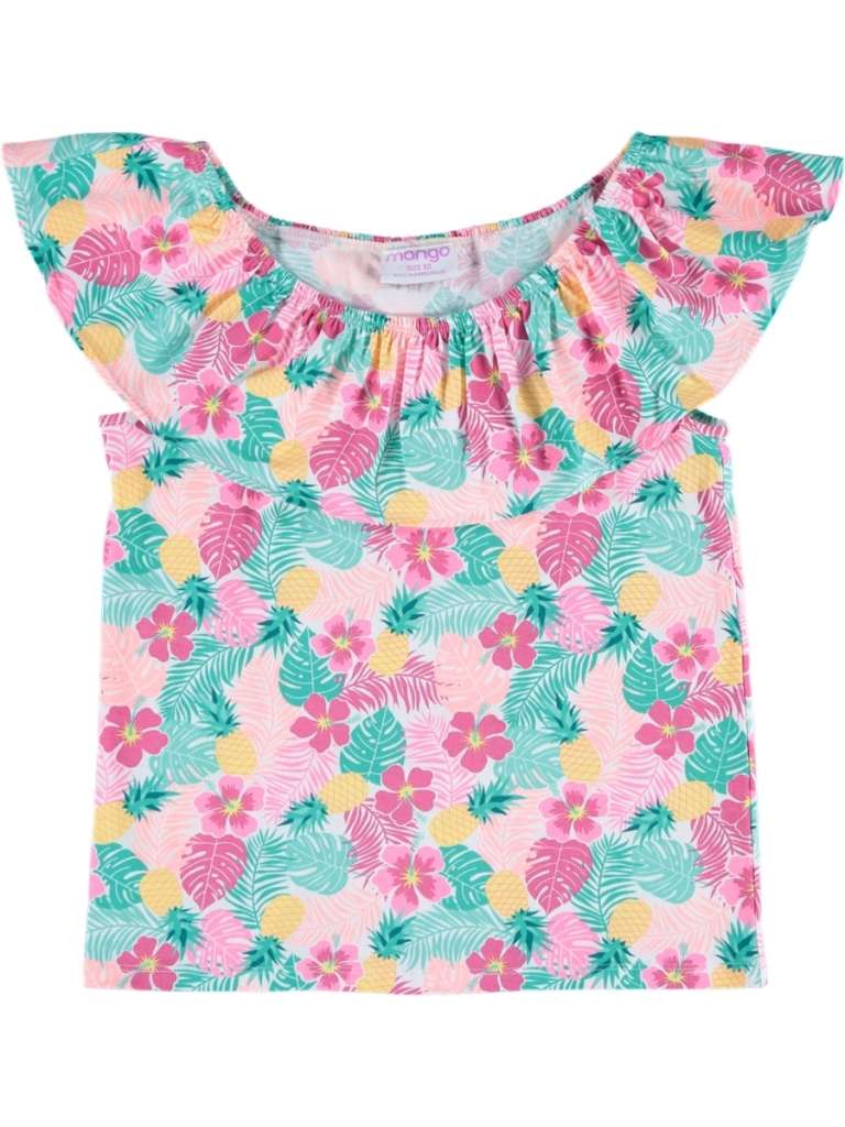 GIRLS PRINT TOP $10.00