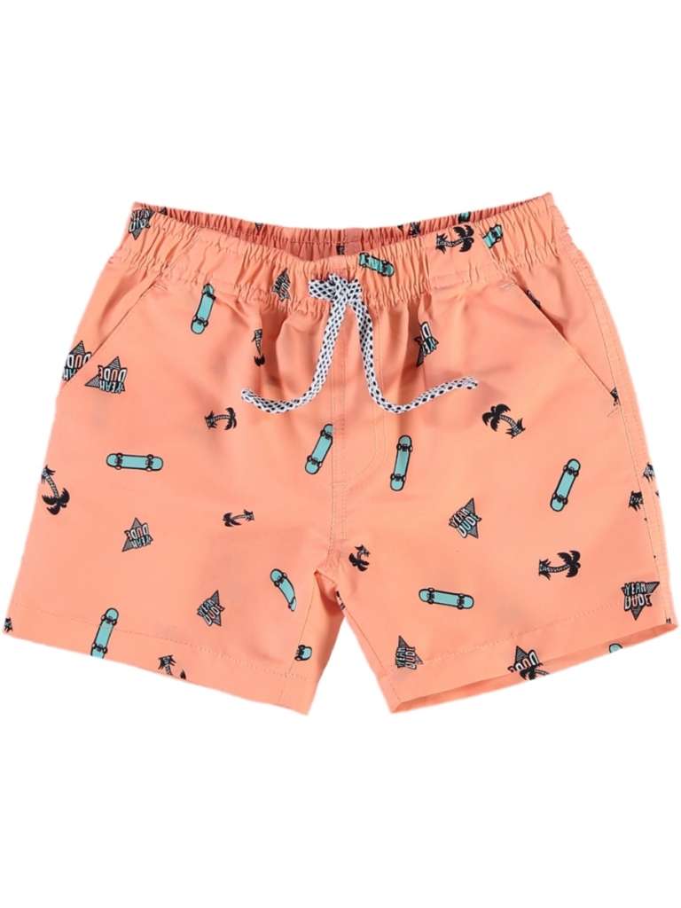 BOYS PRINTED VOLLEY SHORT $8.00