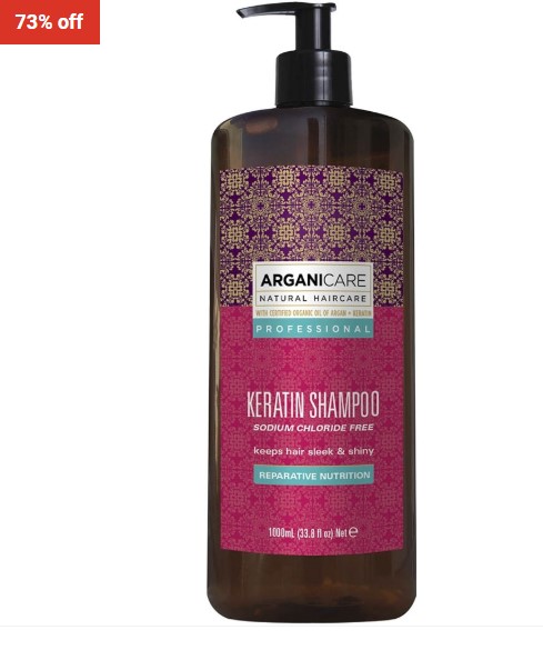 73% OFF Arganicare Keratin Shampoo 33oz/1000ml $17 (RRP $64)