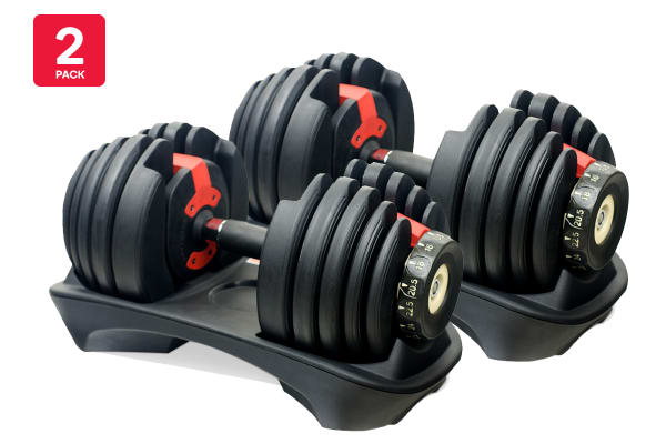 2 Pack Fortis 24kg Adjustable SmartBell $199 + Delivery (Don’t Pay $378)