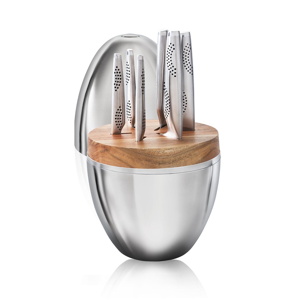 THE EGG by Baccarat iD3 7 Piece Knife Block $499.99 (RRP $999.99)