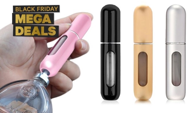 BLACK FRIDAY DEALS | Refillable Perfume Atomiser: One ($8.50), Two ($12.50) or Four ($16.50)