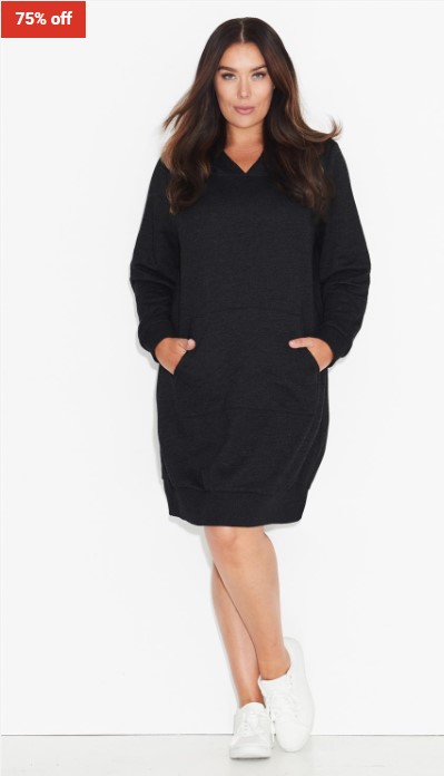 75% OFF | 17 Sundays Basic Hooded Sweat Dress $25 (RRP $99.95 )