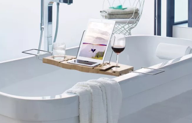 Ovela Bamboo Bath Caddy $39 + FREE SHIPPING (Was $59)