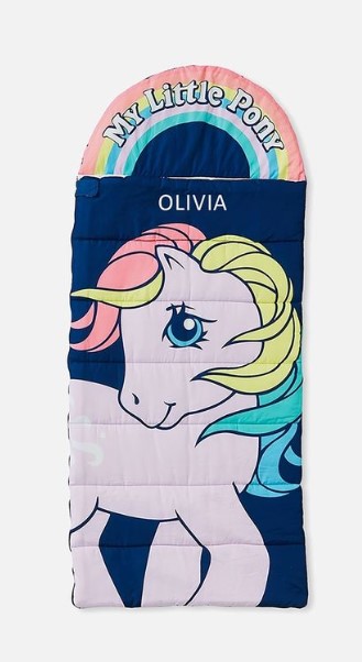 Cotton On Kids Personalised My Little Pony Sleeping Bag $54.99