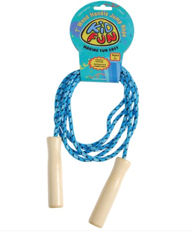 US Toy Company Jump Rope Wood Handle $2