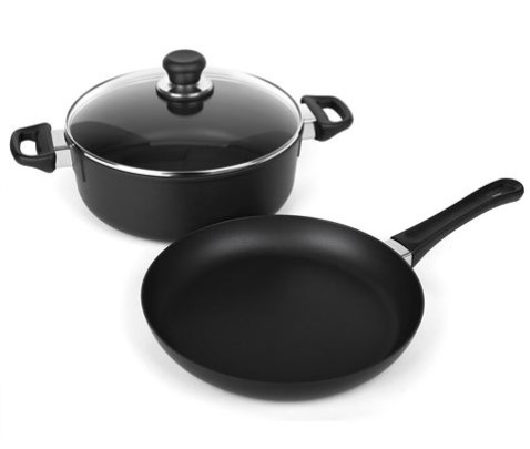Scanpan Classic Frypan 26cm & Saucepot 26cm Set 2pce $119.00 (RRP:$599.00)