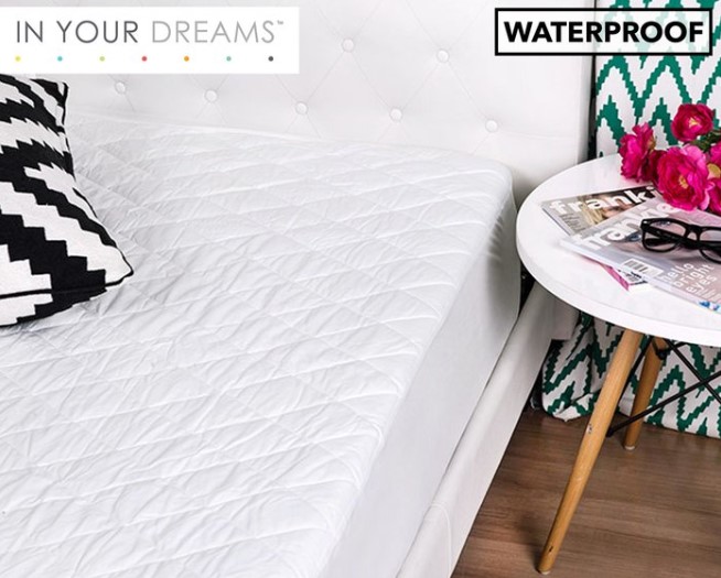 Waterproof Quilted Mattress Protector – White From $19.99