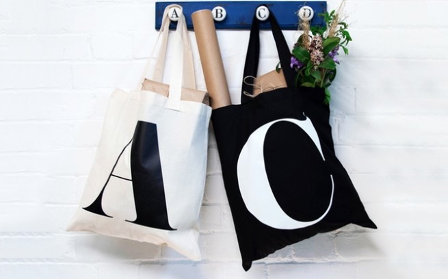 Personalised Initial or Name Tote Bag: One ($9) or Two ($16) (Don’t Pay up to $57.58)