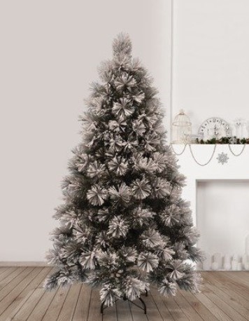 Frosted Green Snowy Mountain Premium Flocked Christmas Tree From $129.00 (RRP$159.00)